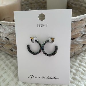 LOFT Multicolor Hoop Earrings